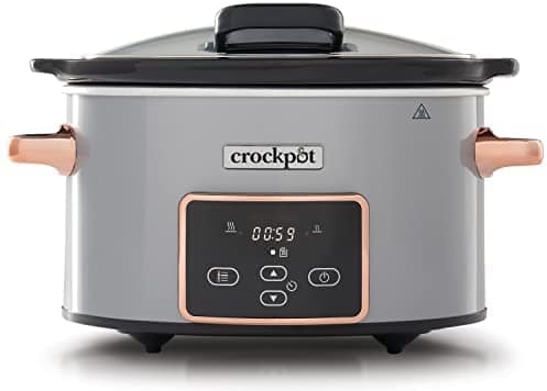 Nồi nấu chậm kỹ thuật số Crockpot CSC059X 3,5 lít silver gold