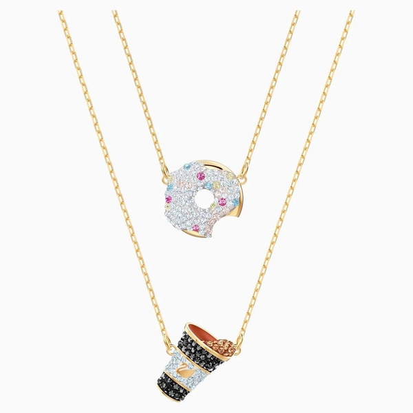 Set vòng cổ Swarovski BÁNH TRÀ