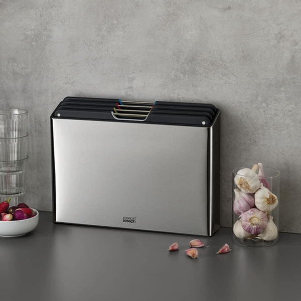 Bộ 4 thớt KHÁNG KHUẨN Joseph Joseph Folio Steel