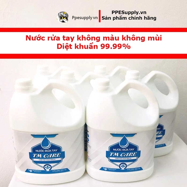 Xà bông rửa tay không màu không mùi TM Care bán tại PPESupply.vn