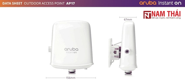 Aruba Instant On AP17 (RW) Access Point R2X11A - nam thái