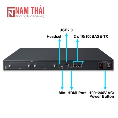 Tổng đài IP Planet IPX-2500 - nam thái