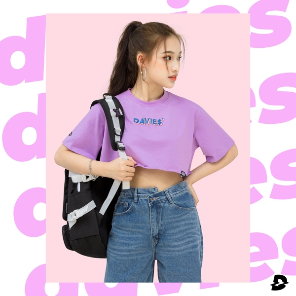 Áo croptop nữ tay ngắn