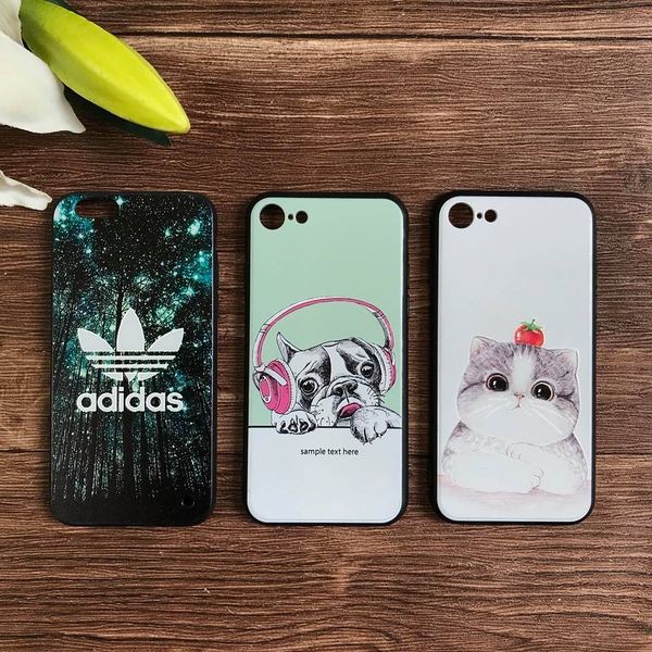 Ốp lưng hoạ tiết viền silicon cho iPhone 7