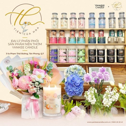 YANKEE CANDLE x TIỆM HOA CỦA HOA THƯỞNG NẾN NGẮM HOA