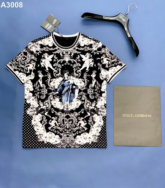 Áo T-shirt Dolce Gabbana họa tiết 3D thiên thần Like Auth on web | TANYA