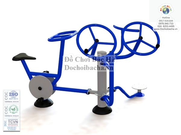 cụm vận động đạp xe, xoay eo, tay vai đôi BHS28