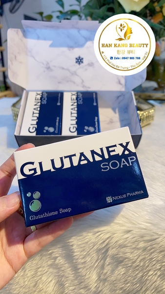 xà phòng glutathione Xà phòng tắm trắng giảm thâm nách, bẹn, khửu tay, đầu gối dưỡng ẩm và mịn  da Glutanex