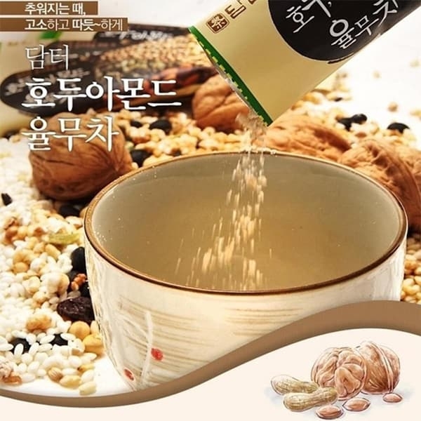 Bột Ngũ Cốc Dinh Dưỡng Walnuts, almonds, Job's tears tea Damtuh 50 gói
