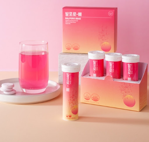 Viên sủi chuyển hoá chất béo Balporo BBae Hàn Quốc, hỗ trợ giảm cân, dưỡng da sáng mịn, phân phối độc quyền bởi BBae Lab