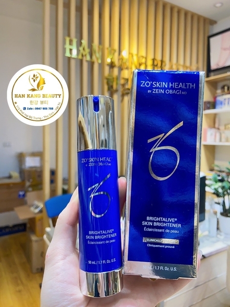 Kem Dưỡng trắng da ngăn chặn sắc tố sản sinh trên da Zo Brightalive Skin Brightener