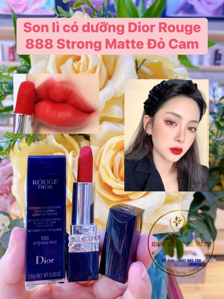 Son lì có dưỡng Dior Rouge 1.5g (Cam kết chính hãng)