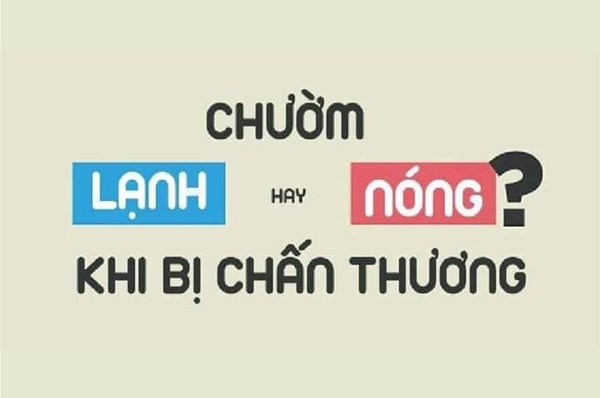 KHI NÀO CHƯỜM NÓNG, KHI NÀO CHƯỜM LẠNH KHI CHẤN THƯƠNG? KHI NÀO CHƯỜM NÓNG, KHI NÀO CHƯỜM LẠNH KHI CHẤN THƯƠNG?