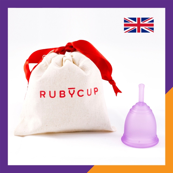 Cốc nguyệt san Rubycup (Tím) - Ruby Cup Violet  - Nhập khẩu Anh