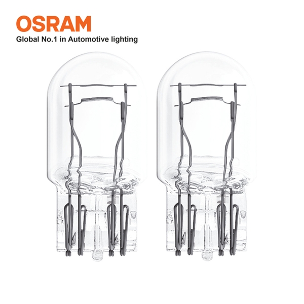 Combo 10 Bóng Đèn Chân Ghim Lớn 2 Tim OSRAM Original T20 W21/5W 12V 21/5W - Nhập Khẩu Chính Hãng