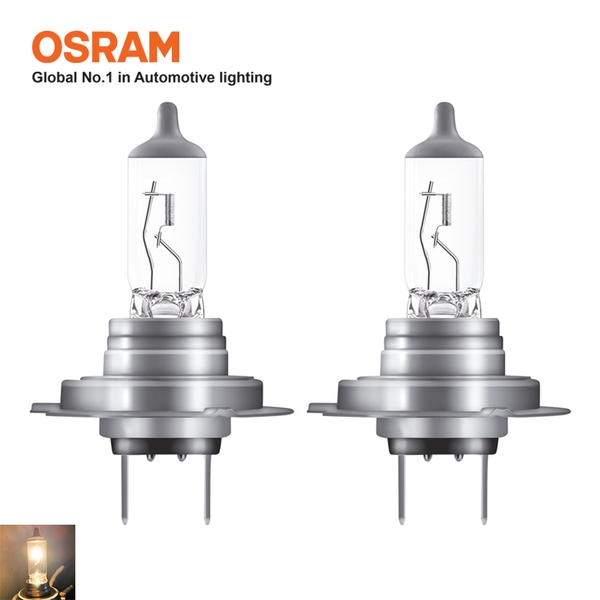 Combo 2 Bóng Đèn Halogen Tăng Sáng 100% OSRAM Truckstar Pro H7 24V 70W - Nhập Khẩu Chính Hãng