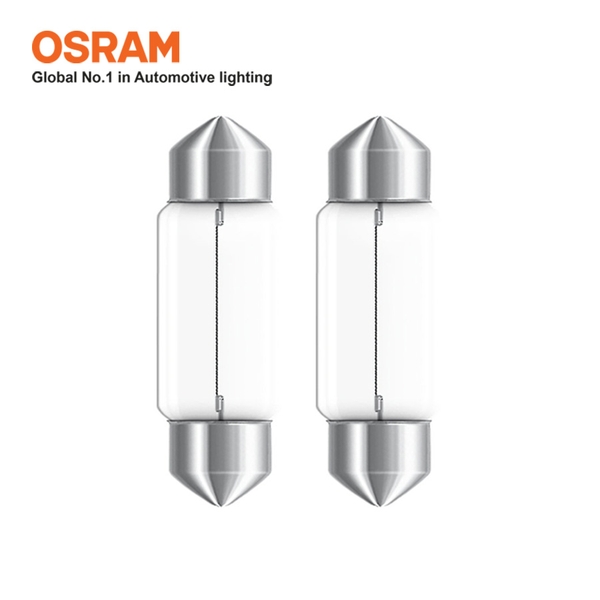 Combo 10 Bóng Đèn Cana Ngắn OSRAM Original C5W 12V 10W - Nhập Khẩu Chính Hãng