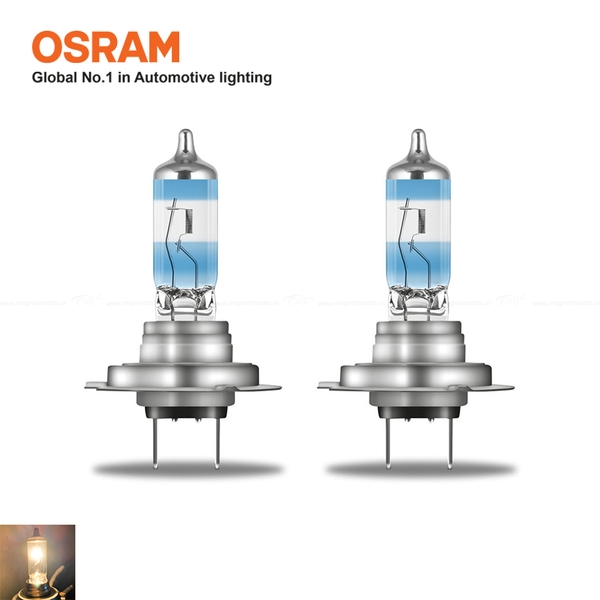 Combo 2 Bóng Đèn Halogen Tăng Sáng 200% OSRAM Night Breaker H7 64210NB200 12V 55W - Nhập Khẩu Chính Hãng