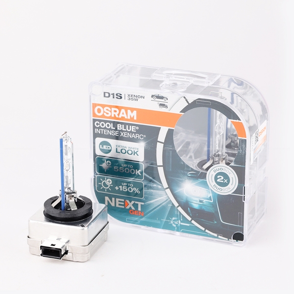 Combo 2 Bóng Đèn Xenon (Next Gen) OSRAM Cool Blue Intense D1S 66140CBN 12V 35W - Nhập Khẩu Chính Hãng