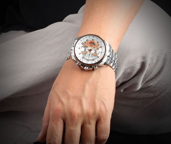Đồng hồ Nam Casio Edifice EF-558D-7AVUDF - Dây kim loại KUNKUN WATCH