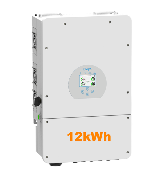 Inverter Hybrid Deye 12 kW 3 pha 2 MMPT Bao gồm wiffi và DC switch