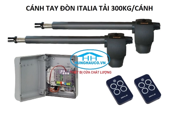 motor-canh-tay-don-italia-genius-gbat-tai-300kg-canh-2-canh