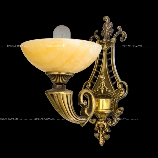đèn tường biệt thự, đèn lâu đài, đèn tường đồng cao cấp, đèn tường đồng đẳng cấp