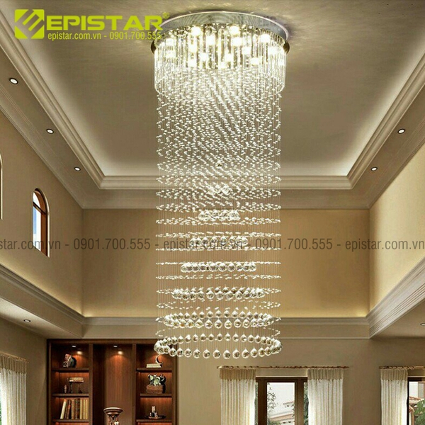 Đèn chùm thông tầng pha lê Epistar TTP-902