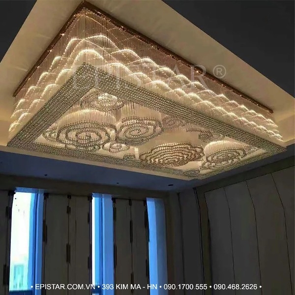 Đèn mâm pha lê Epistar EM-1023