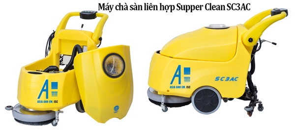 Máy chà sàn liên hợp super clean SC3AC(Sử dụng điện)