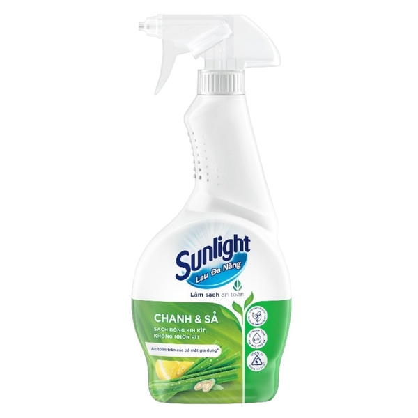 Nước lau đa năng Sunlight chanh & sả 500ml (12)