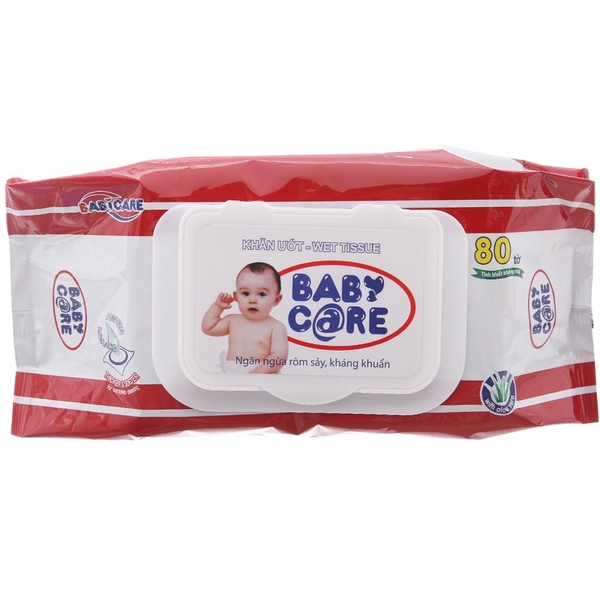 Khăn ướt Baby care 80 tờ (24)