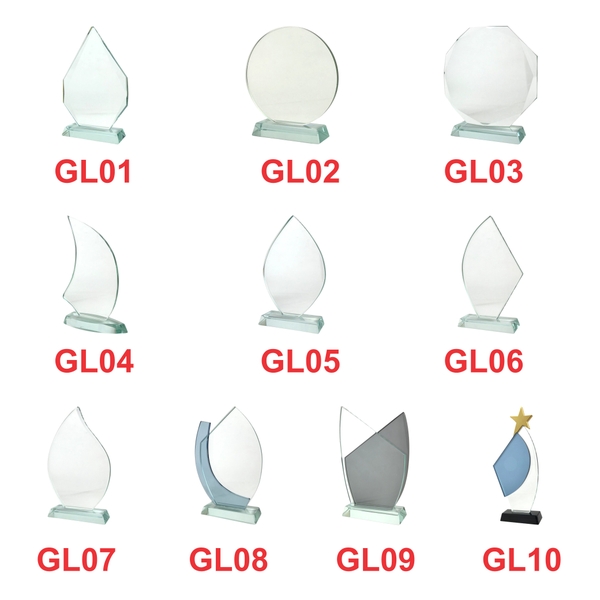 Kỷ niệm chương thủy tinh GL01 / GL02 / GL03 / GL03 / GL04 / GL05 / GL06 / GL07 / GL08 /GL09 / GL10