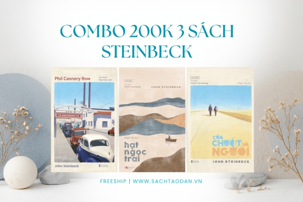 Combo 3 quyển John Steinbeck | www.sachtaodan.vn