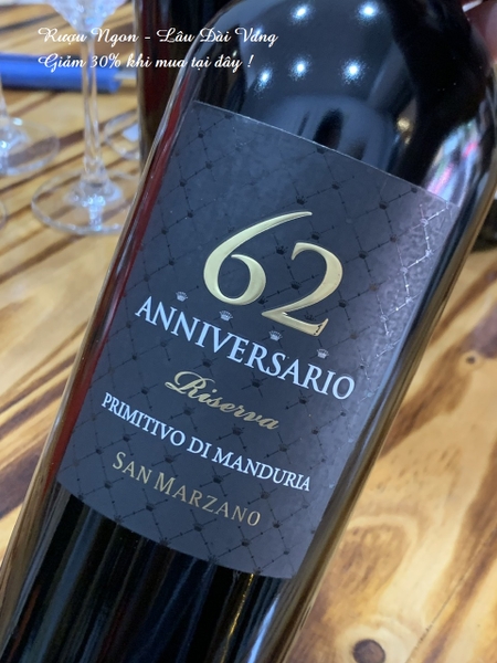 Rượu vang 62 Anniversario Riserva