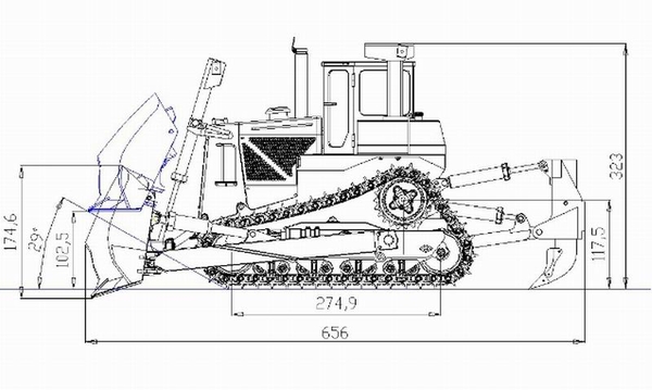 rc hydraulic bulldozer