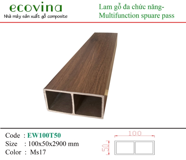 Thanh Lam Đa Năng Ecovina EW100T50 MS17