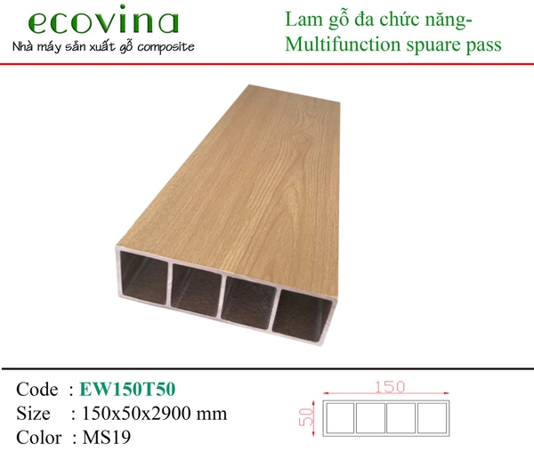 Thanh Lam Đa Năng Ecovina EW150T50 MS19