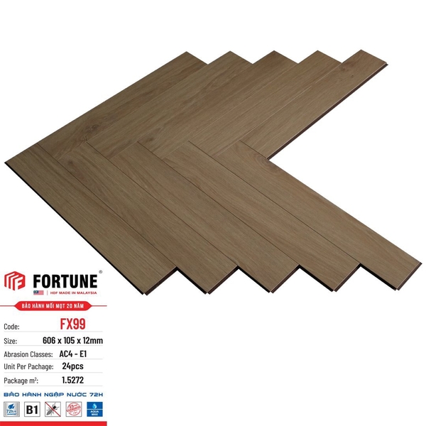 Sàn gỗ xương cá Fortune FX99