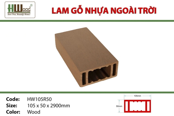 Thanh Lam Hộp HWOOD HW105R50 Wood
