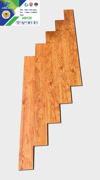 Sàn gỗ Alisha AM128 8mm
