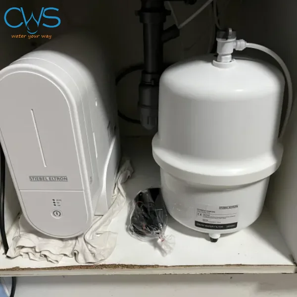 Lắp đặt thực tế máy lọc nước Stiebel Eltron SNOW tại nhà khách hàng