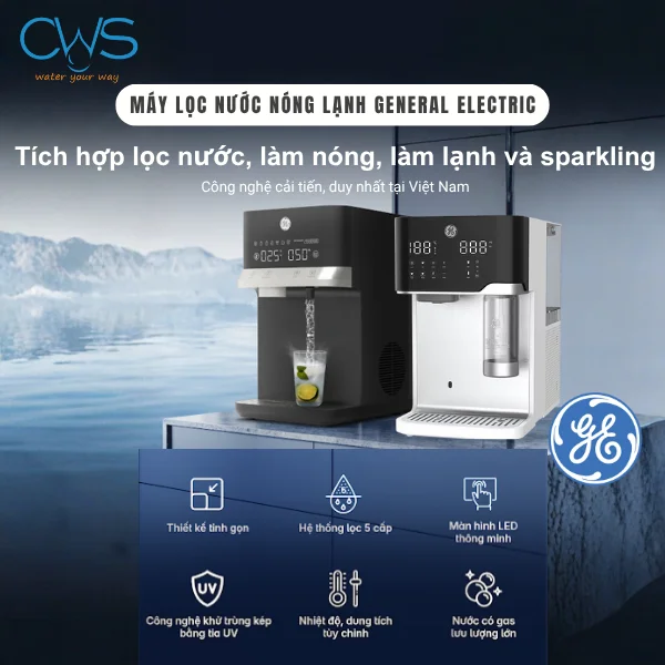 Máy Nóng Lạnh GE - Công Nghệ Vượt Trội, Thiết Kế Sang Trọng Đỉnh Cao