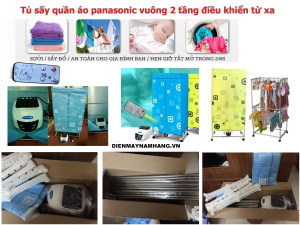 Tủ sấy quần áo sam sung HD-882F ( 2 tầng, có điều khiển từ xa )