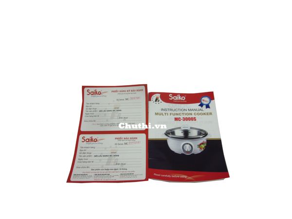 Lẩu điện Saiko MC-3000S