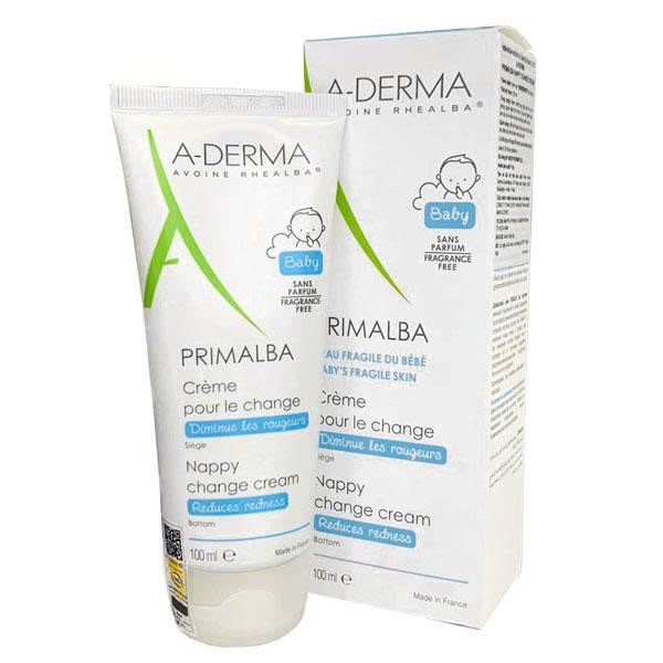 Kem giảm hăm tã cho bé A-DERMA Primalba Nappy Change Cream 100ml