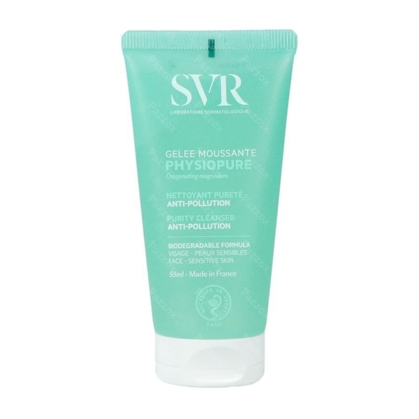 Gel rửa mặt dành cho da nhạy cảm SVR Physiopure Gelée Moussante 55ml