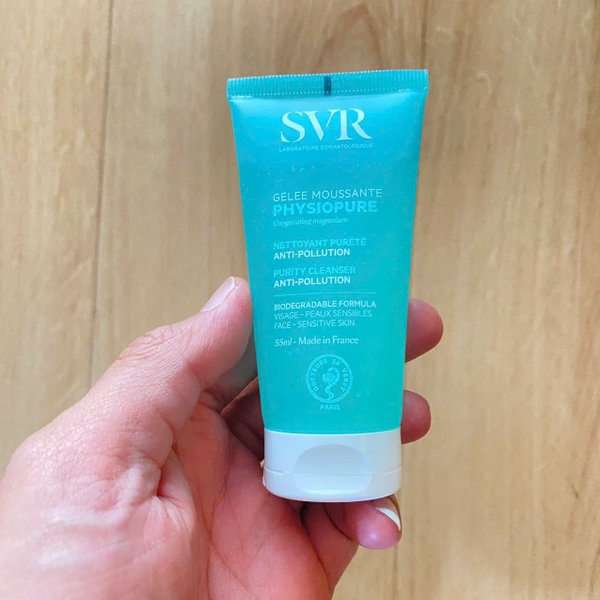 Gel rửa mặt dành cho da nhạy cảm SVR Physiopure Gelée Moussante 55ml