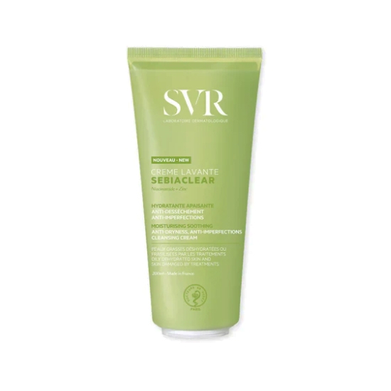 Sữa rửa mặt làm sạch và làm sạch tế bào chết không xà phòng SVR Sebiaclear Gel Moussant 200ml