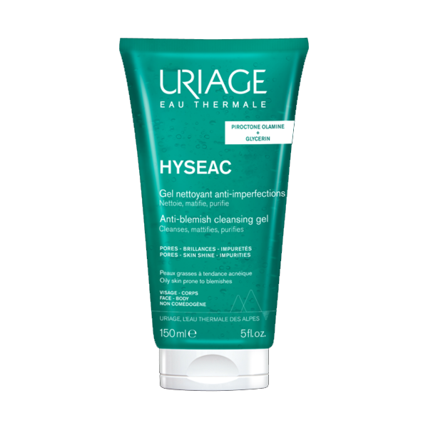 Gel rửa mặt Uriage Hyseac Gel Nettoyant Anti Imperfections 150ml - dành cho da dầu, mụn da hỗn hợp